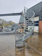 Stalen wenteltrap gegalv. Hoog 2,7 mtr. Nob183, Ophalen, Zo goed als nieuw, 2 tot 4 meter