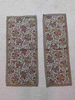 Set van 2 retro vintage tafelkleedjes goud bloem