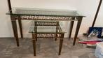 Versace style sidetable met tafeltje, Huis en Inrichting, Ophalen of Verzenden, Gebruikt