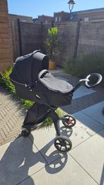 Stokke Xplory v6 Kinderwagen (Zwart), Kinderen en Baby's, Kinderwagens en Combinaties, Gebruikt, Met reiswieg, Ophalen, Kinderwagen