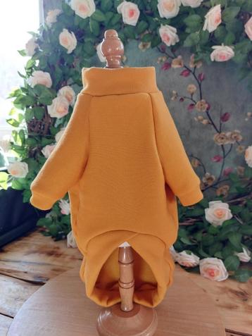 Fleece sweatshirt voor honden van 4 tot 7 kg met geborstelde beschikbaar voor biedingen