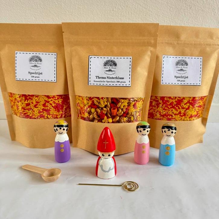 Sensorische Sinterklaas Speelset, Kinderen en Baby's, Speelgoed | Educatief en Creatief, Nieuw, Ontdekken, Ophalen of Verzenden