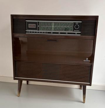 Vintage antieke Grundig radiokast audiomeubel jaren 60/70 beschikbaar voor biedingen