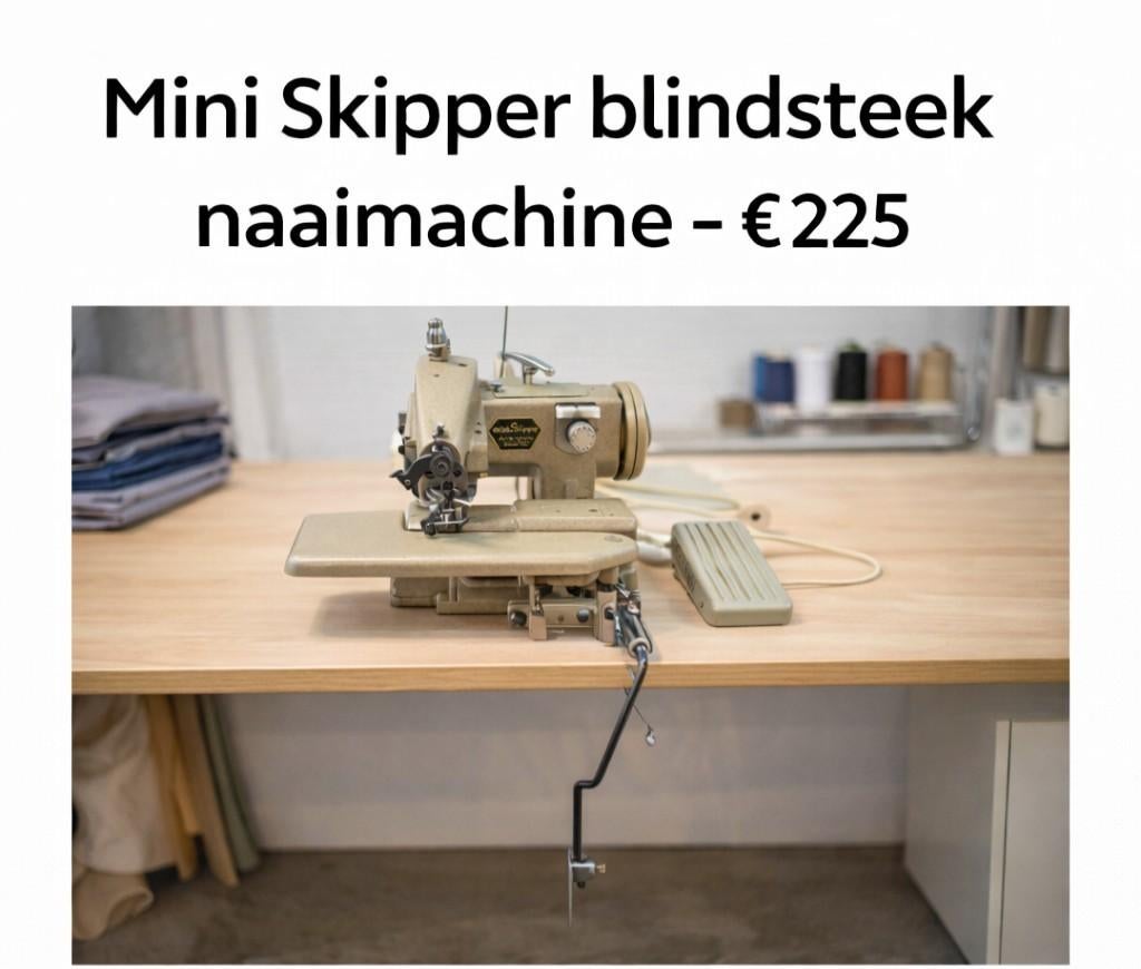 Mini skipper blind zoom machine, Ophalen of Verzenden, Zo goed als nieuw, Lockmachine, Overige merken