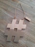 Houten deco hanger # NIEUW, Ophalen of Verzenden, Nieuw