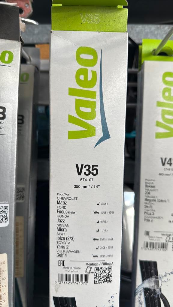 3x Ruitenwissers Valeo V35, Auto diversen, Auto-accessoires, Ophalen of Verzenden