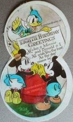 zoek oud birthday kaart mickey mouse donald duck pinocchio, Verzamelen, Ansichtkaarten | Themakaarten, Ophalen of Verzenden, Cultuur en Media