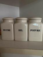SIA voorraadpotjes onbeschadigd SUCRE SEL POIVRE, Huis en Inrichting, Keuken | Servies, Ophalen of Verzenden, Overige stijlen