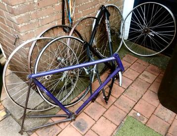 Schuuropruiming Koga vintage raceframe, Gazelle frame+wielen beschikbaar voor biedingen
