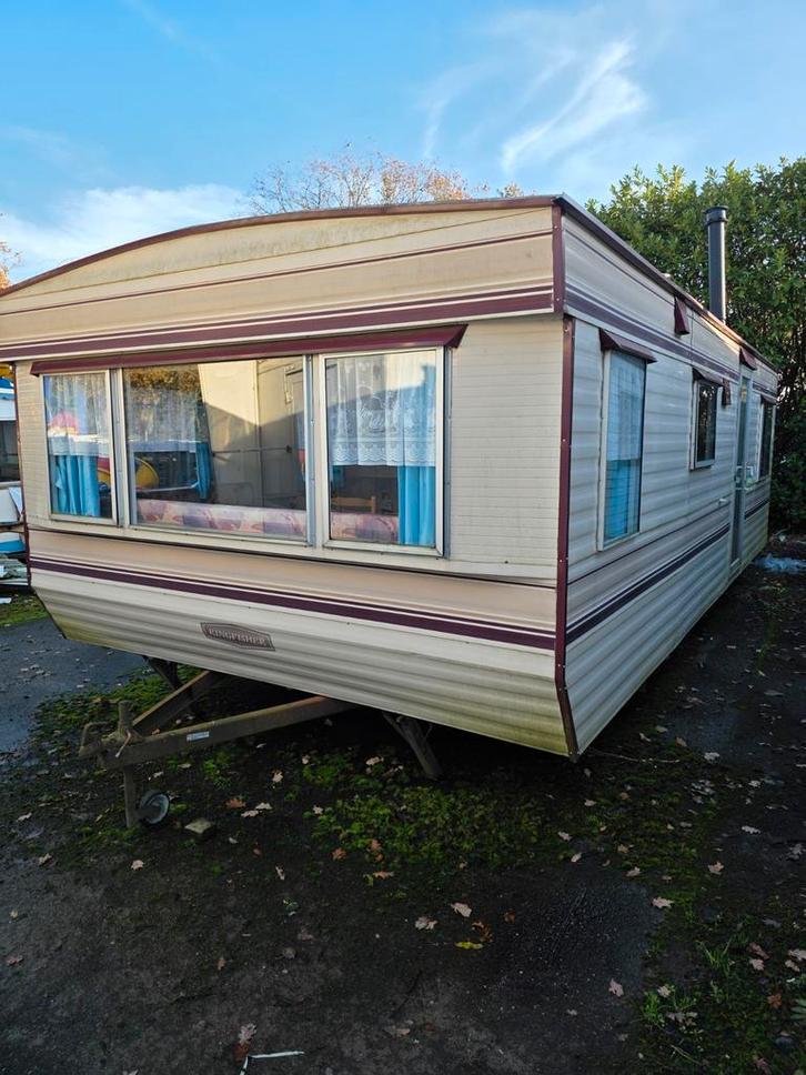 Kingfisher 8x3.70m 2 slaapkamer +Badkamer super netjes, Caravans en Kamperen, Stacaravans, Ophalen