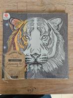 Nieuwe canvas tijger om in te kleuren met glitters, Ophalen of Verzenden, Nieuw