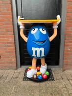 M&M's Blauw Beeld Winkel Reclame, Verzamelen, Reclamebord, Gebruikt, ., Ophalen of Verzenden