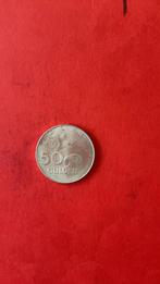 Zilveren vijftig gulden munt, Koningin Beatrix, Zilver, Ophalen of Verzenden, Losse munt