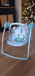 Bright Starts Jungle baby schommel elektrisch, Schommelstoel, Verstelbaar, Zo goed als nieuw, Ophalen