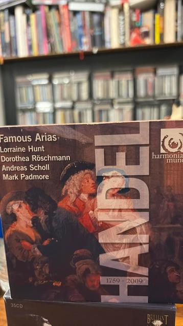 Handel 4 cd deluxe Harmonia Mundi famous arias beschikbaar voor biedingen