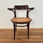 Mooie Ligna (Thonet) armstoel, caféstoel, webbing zit, Ophalen of Verzenden