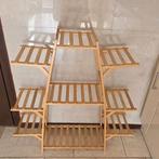Bamboe side table  nieuw, Ophalen of Verzenden