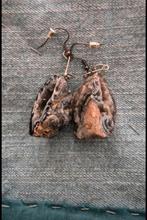 Geode Agaat Mineralen Oorbellen., Sieraden, Tassen en Uiterlijk, Oorbellen, Ophalen of Verzenden, Nieuw, Overige materialen