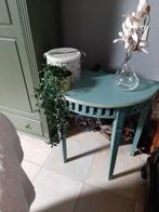 Mooie vintage halfrond tafeltje, Antiek en Kunst, Ophalen