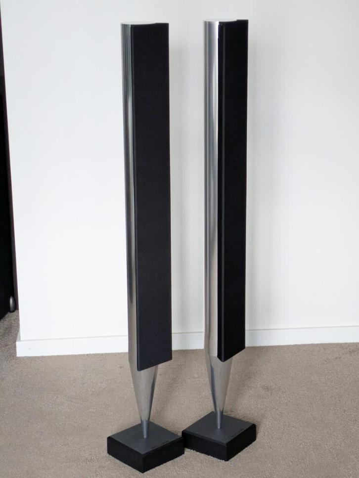 B&O BeoLab 8000, actieve 143 W speakers met 'Adaptive Bass', Audio, Tv en Foto, Luidsprekers, Gebruikt, Front, Rear of Stereo speakers