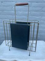 Vintage design lectuurbak of LP platen houder, Ophalen, Zo goed als nieuw