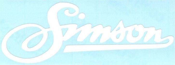 Simson sticker #3, Motoren, Accessoires | Stickers, Verzenden