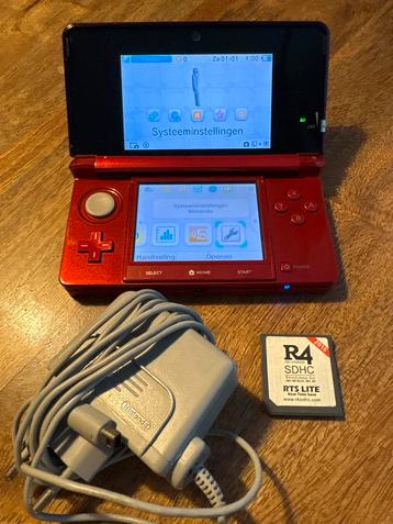 Nintendo 3DS Rood - Inclusief kaart beschikbaar voor biedingen
