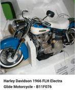 Gezocht : Franklin Mint Harley Davidson Electra Glide 1966, Ophalen, Auto