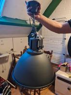 Mooie industriële lamp met sier rooster, Huis en Inrichting, Lampen | Hanglampen, Ophalen of Verzenden, Zo goed als nieuw, Minder dan 50 cm
