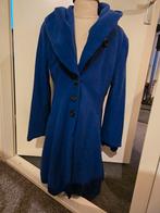 Erich Fend mantel, Blauw, Maat 42/44 (L), Ophalen of Verzenden, Zo goed als nieuw