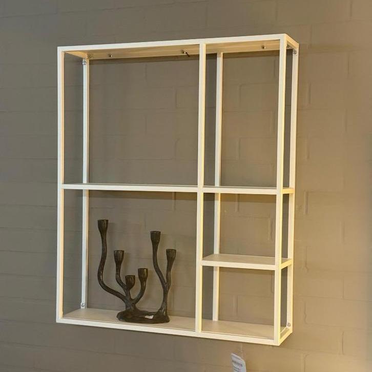 Wandrek NIEUW wit of goud €10,- p/st. | NIEUW IN DOOS, Huis en Inrichting, Woonaccessoires | Wandplanken en Boekenplanken, Nieuw