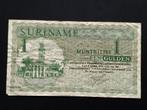 Suriname 1 gulden 1974 VF, P#116d, Postzegels en Munten, Bankbiljetten | Amerika, Ophalen of Verzenden, Zuid-Amerika