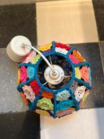 Gehaakte Lampenkap - Kleurrijk en Uniek, Wit, Ophalen of Verzenden, Zo goed als nieuw, Overige vormen