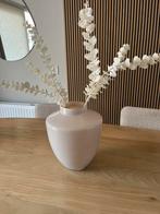 Vaas beige, Huis en Inrichting, Ophalen, Overige kleuren, Aardewerk of Porselein, Zo goed als nieuw