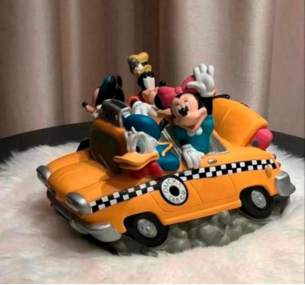 Disney taxi, Ophalen of Verzenden, Zo goed als nieuw, Beeldje of Figuurtje