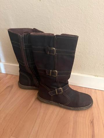 Zgan mooie bruine hoge leren laarzen v Liberto mt 38 beschikbaar voor biedingen