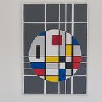 Mondriaan/Gorin stijl, Antiek en Kunst, Kunst | Schilderijen | Abstract, Ophalen of Verzenden