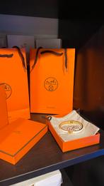 Hermes Armband - Wit met Goud, Sieraden, Tassen en Uiterlijk, Armbanden, Ophalen of Verzenden, Nieuw, Wit, Overige materialen