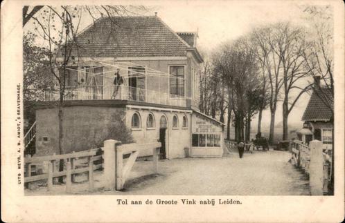 Leiden Tol aan de Groote Vink 1902, Verzamelen, Ansichtkaarten | Nederland, Ongelopen, Zuid-Holland, Voor 1920, Ophalen of Verzenden