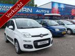 Fiat Panda 1.2 Pop 5 Deurs Airco Nw APK (bj 2018), Stof, 1242 cc, 4 stoelen, Wit