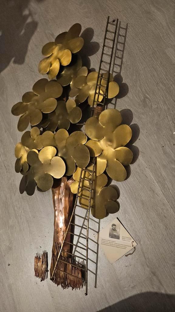 Daniel D'haeseleer Wandsculptuur - Vintage België 1970, Huis en Inrichting, Woonaccessoires | Wanddecoraties, Gebruikt, Ophalen