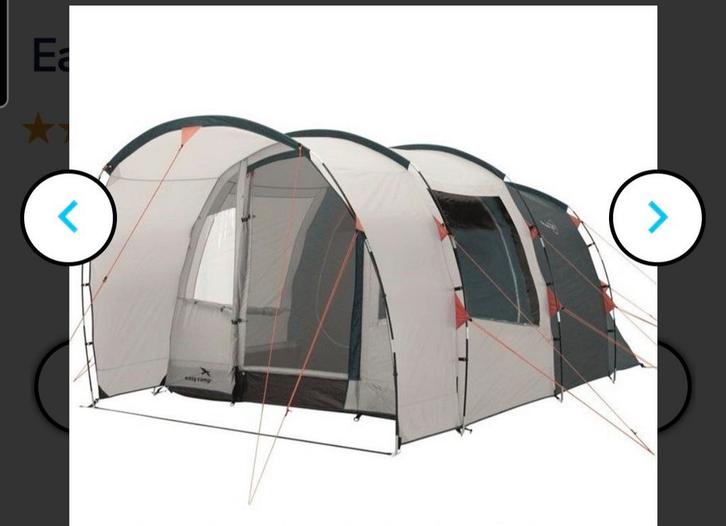 Z.g.a.n. 4 persoons gezinstent Easy Camp Palmdale 400, Caravans en Kamperen, Tenten, Zo goed als nieuw, Ophalen of Verzenden