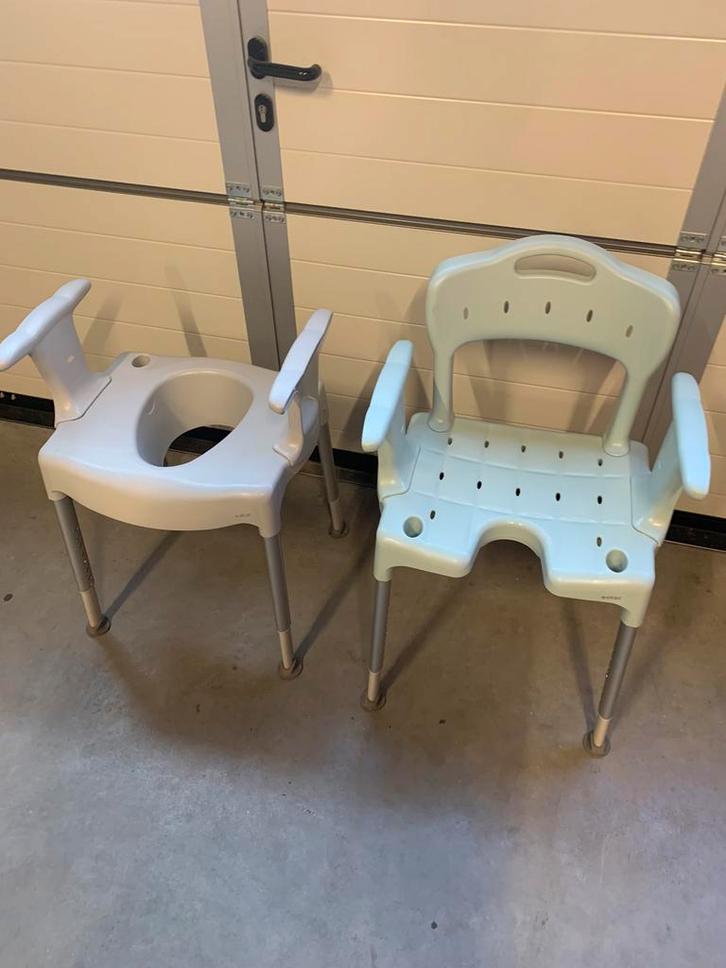 Etsc swift douchestoel + toiletverhoger douche stoel, Diversen, Verpleegmiddelen, Zo goed als nieuw, Ophalen