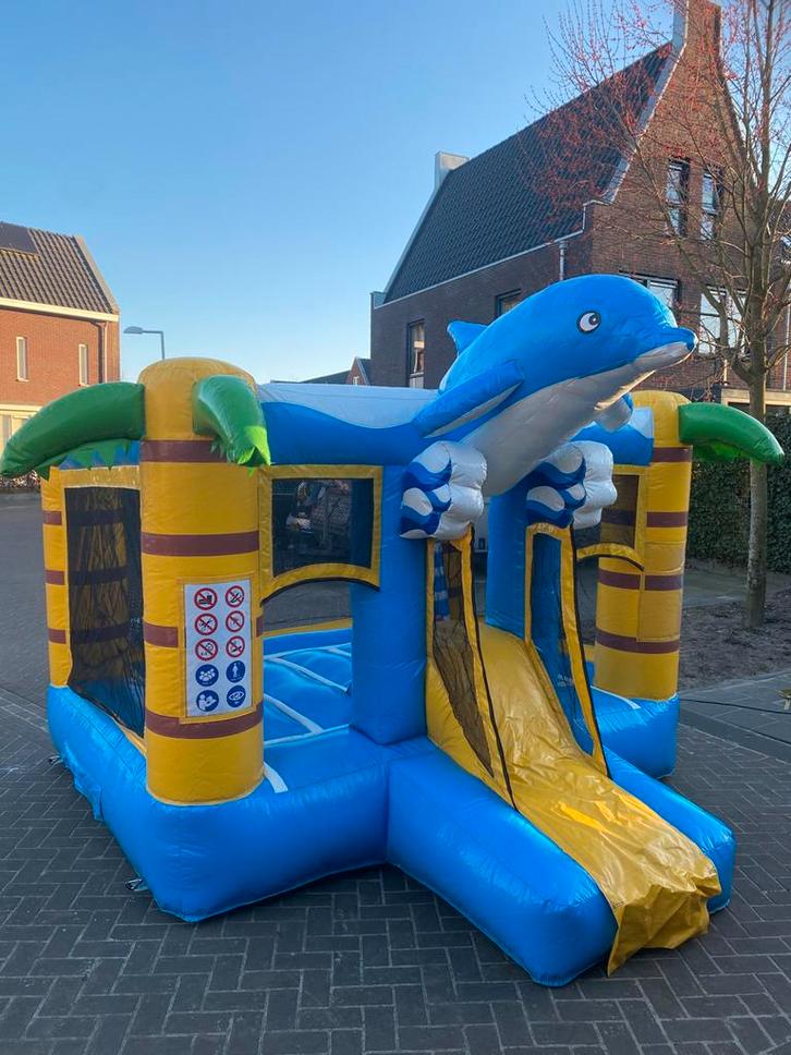 Springkussen te huur / springkussen huren, Hobby en Vrije tijd, Feestartikelen | Verhuur, Zo goed als nieuw, Overige, Ophalen of Verzenden