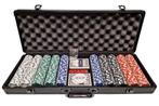 Pokerset - Aluminium Case - 500 chips - Poker - Poker set, Cave & Garden, Verzenden, Nieuw, Kouwe Hoek 1B, Waddinxveen