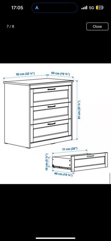 Ikea slaapkamerset 160x200 - afbeelding 6