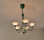 Vintage; plafondlamp, Huis en Inrichting, Lampen | Plafondlampen, Ophalen of Verzenden, Glas