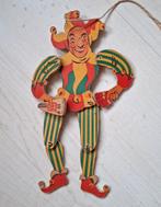 Harlekijn, trekpop, jaren 50,, Antiek en Kunst, Ophalen of Verzenden
