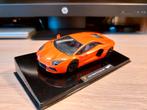 Lamborghini Aventador - Hot Wheels Elite - Arancio Argos, Overige merken, Ophalen of Verzenden, Zo goed als nieuw, Auto