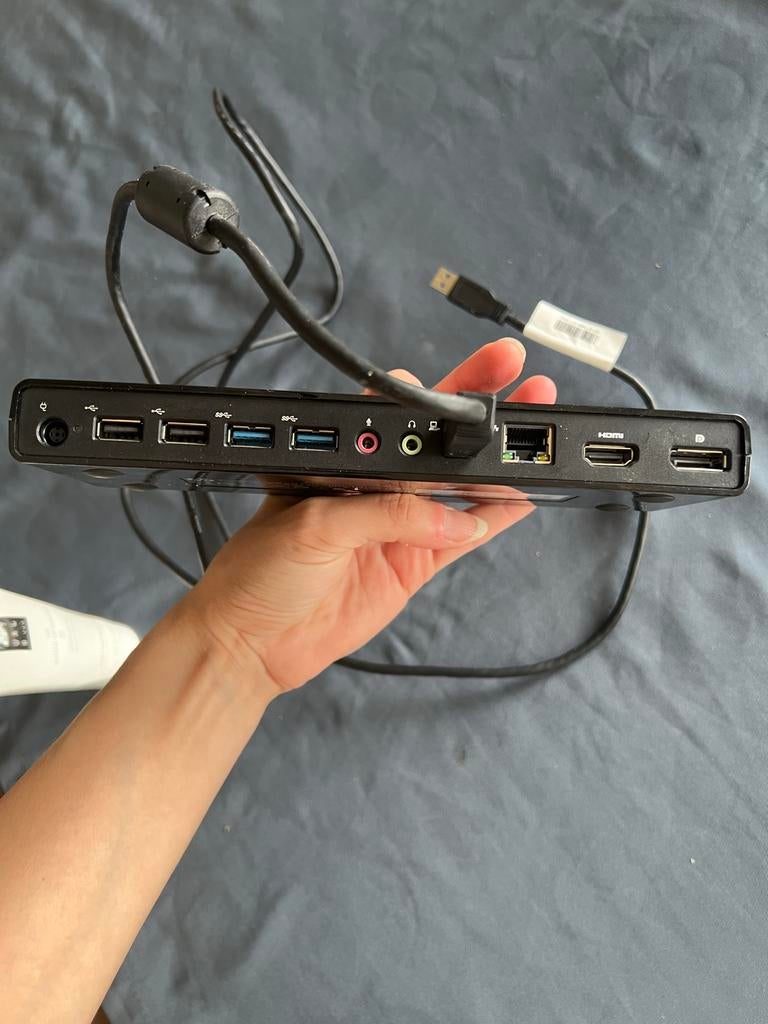 HP 3005pr USB 3.0 Docking Station, Computers en Software, Dockingstations, Ophalen of Verzenden, Gebruikt, Docking station, Laptop